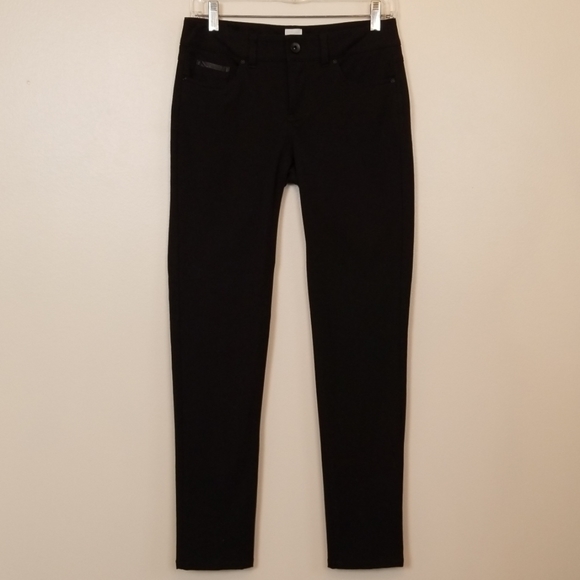 ecru ~ Black Skinny Stretch Jeans - Picture 1 of 7